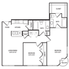 Traditional 2x2 950-1028 SF